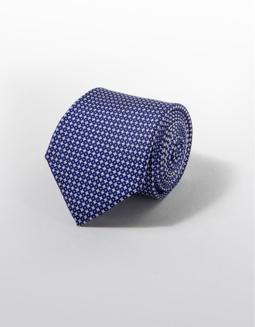 Patrick Hellmann Collection Ink Blue 100% Silk Tie image